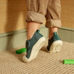 Attipas Knit Sneakers- Dark Green - Image 5